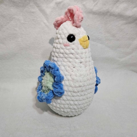 Plush Crochet Mother Hen